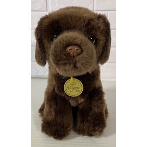 Aurora Miyoni Tots Chocolate Lab Puppy Plush Kids 8in Brown Labrador Retriever